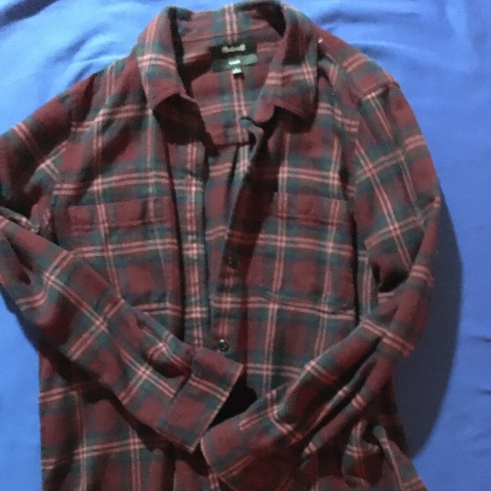 Maroon flannel
